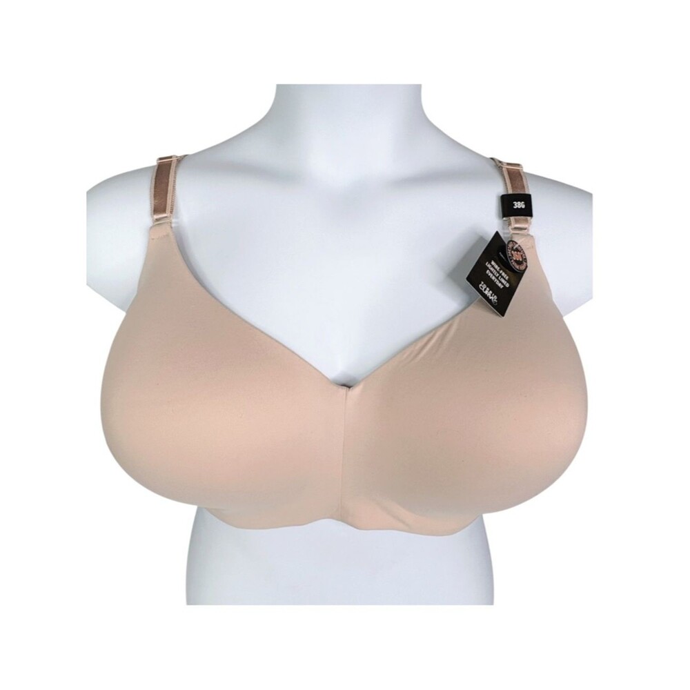 NWT Torrid Curve Wire Free Lightly Lined Everyday Bra sz 38G * Beige Nude Cream